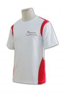 W072  來樣訂做兒童運動衫 訂購運動短袖T恤  香港球衣店  球衣公司     白色   撞色紅色